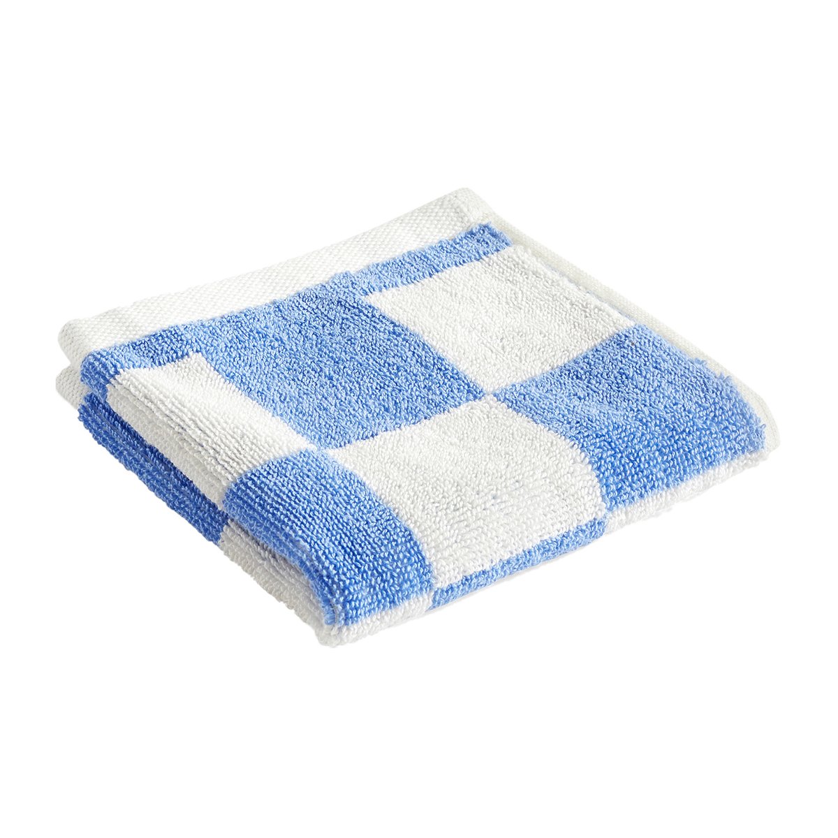 HAY Check handdoek 30x30 cm Sky blue | Scandinavisch Interieur | Handdoeken | Blauw