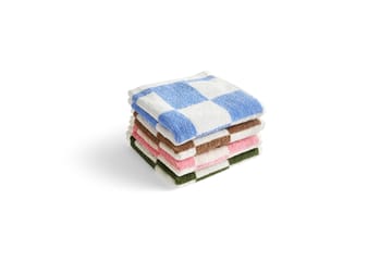 Check handdoek 30x30 cm - Sky blue - HAY
