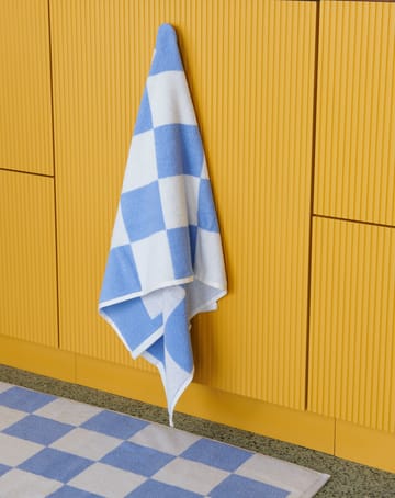 Check handdoek 50x100 cm - Sky blue - HAY