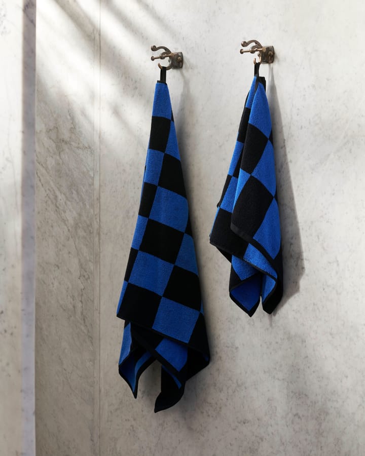 Check handdoek 50x90 cm, Cobolt blue HAY