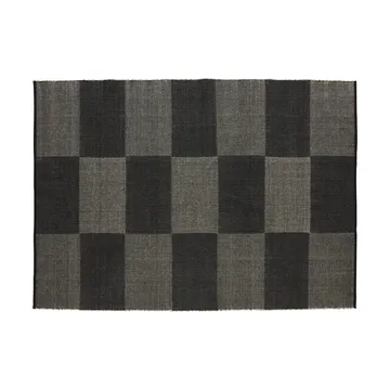 Check vloerkleed L - Black 170x240 cm - HAY