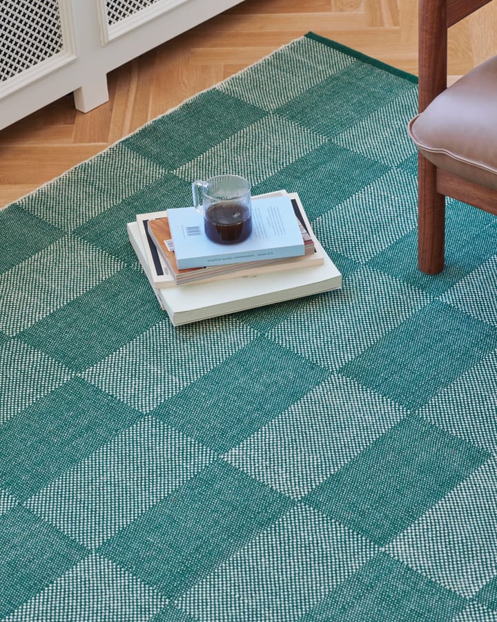 Check vloerkleed S, Green 140x200 cm HAY