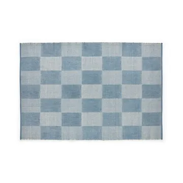 Check vloerkleed S - Light blue 140x200 cm - HAY