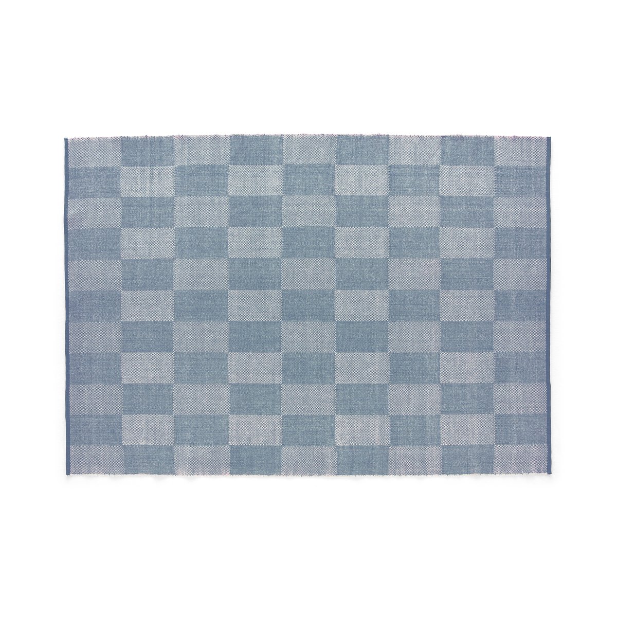 HAY Check vloerkleed S Light blue 170x240 cm | Scandinavisch Interieur | Wollen vloerkleden | Blauw