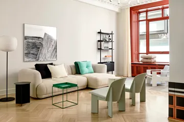 Chisel loungestoel - Eucalyptus gelakt beuken - HAY