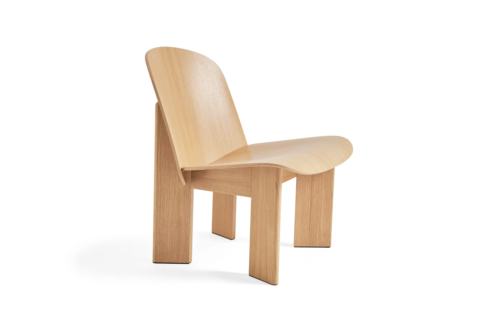 Chisel loungestoel, Gelakt eiken HAY