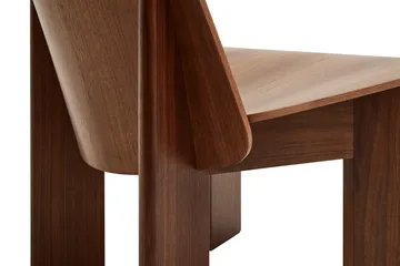 Chisel loungestoel - Gelakt walnoot - HAY