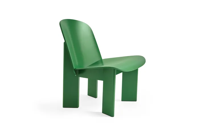 Chisel loungestoel - Lush green gelakt beuken - HAY