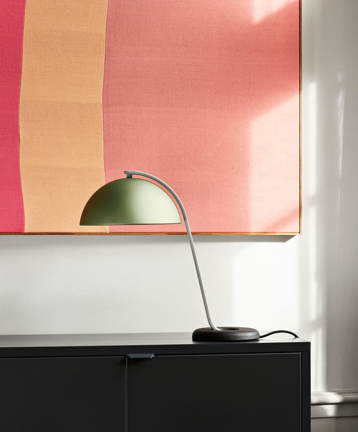 Cloche tafellamp, Mint green anodised HAY