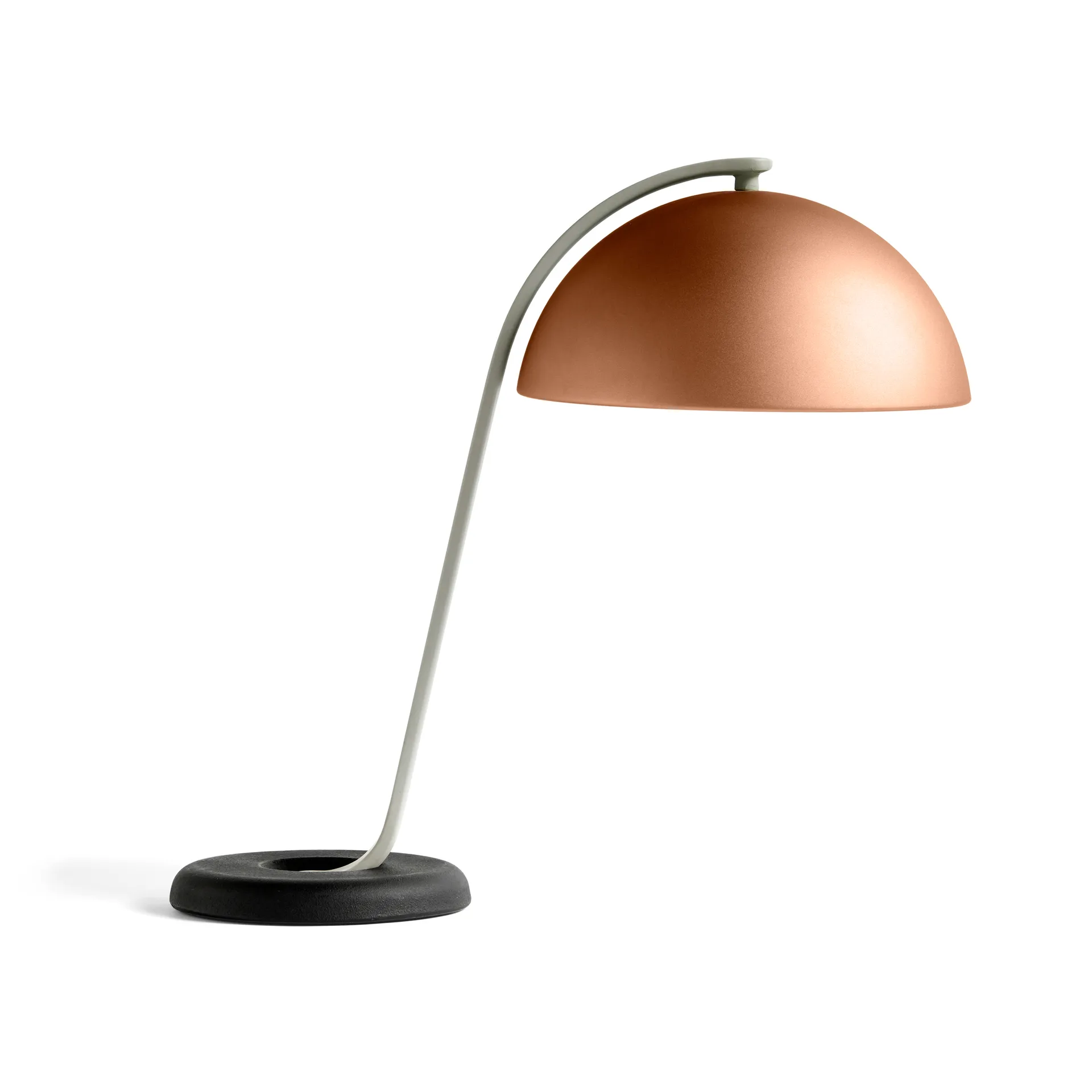 Cloche tafellamp, Mocca anodised HAY