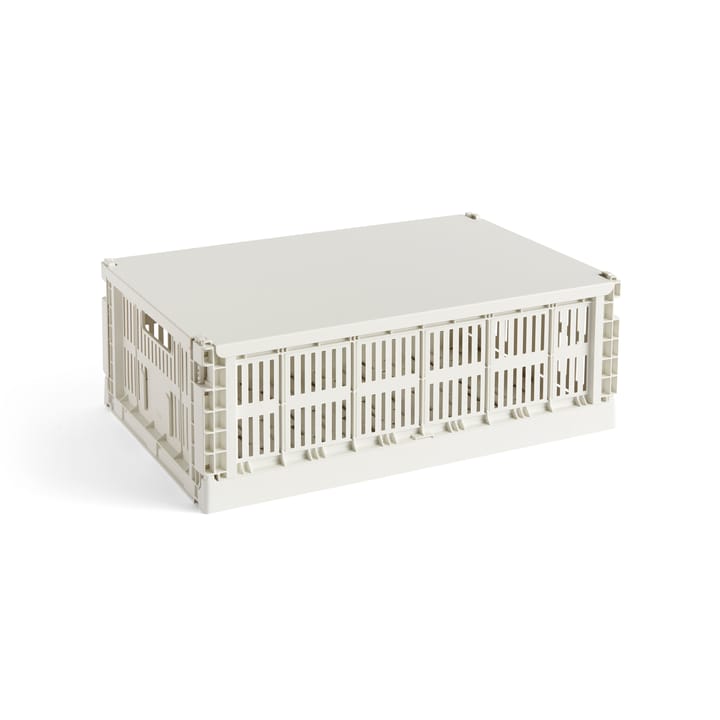 Colour Crate deksel groot - Off-white - HAY