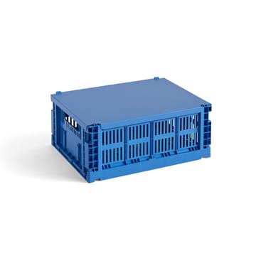 Colour Crate deksel medium - Electric blue - HAY