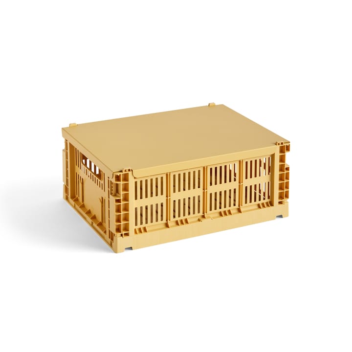 Colour Crate deksel medium - Golden yellow - HAY