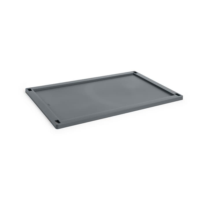 Colour Crate deksel plastic large - Charcoal - HAY