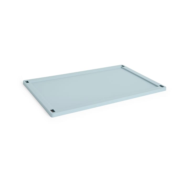 Colour Crate deksel plastic large - Dusty blue - HAY
