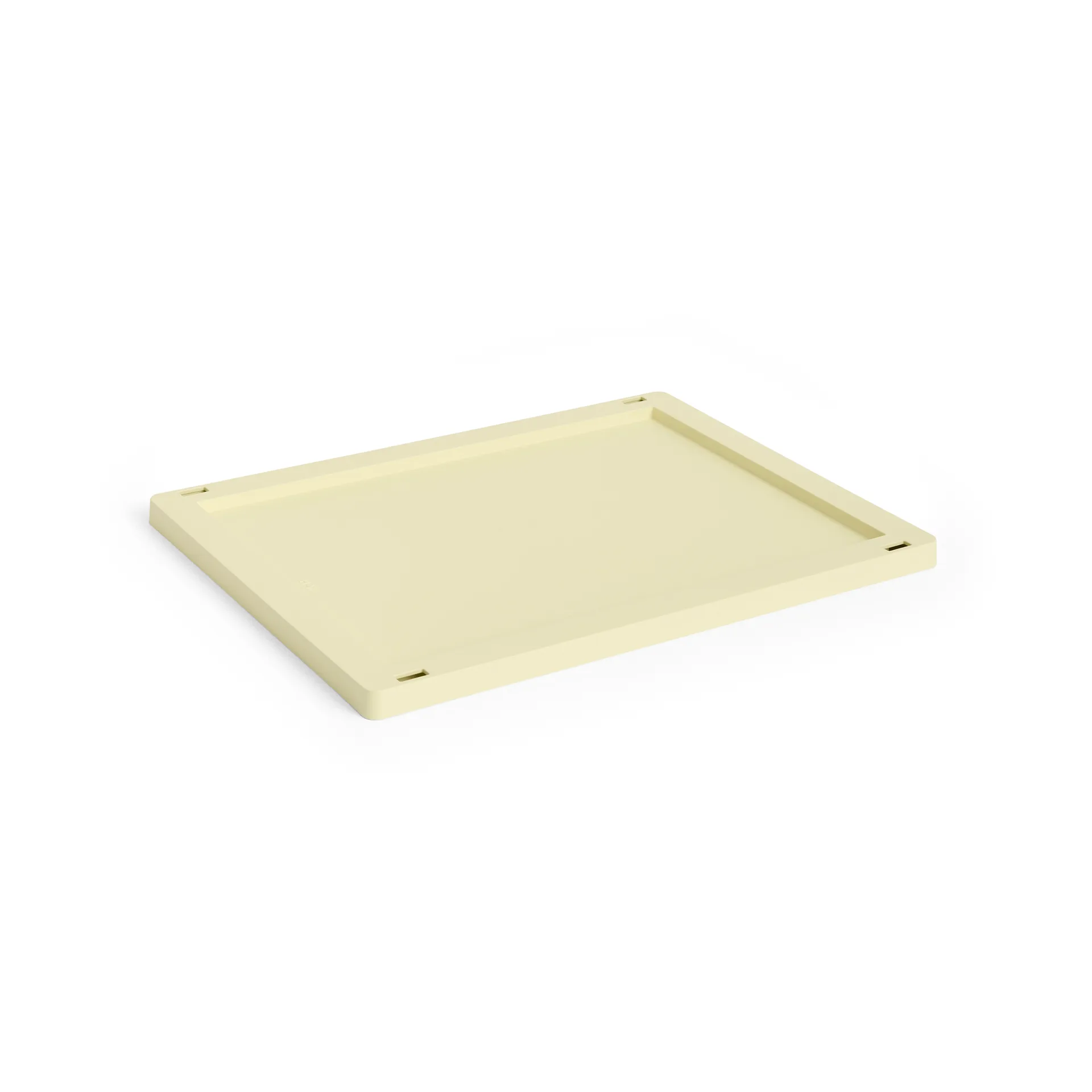 Colour Crate deksel plastic medium, Light yellow HAY