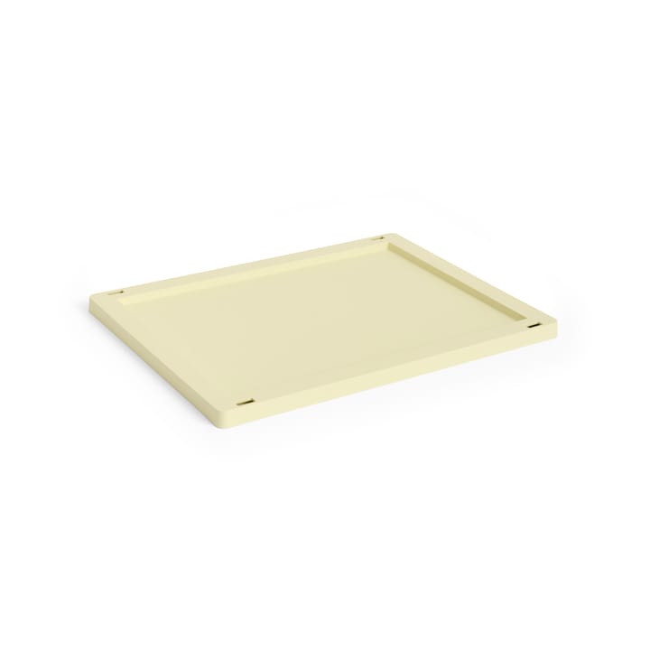 Colour Crate deksel plastic medium - Light yellow - HAY