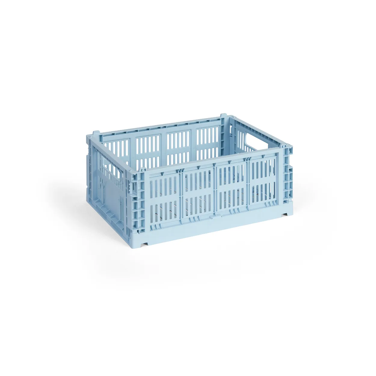 HAY Colour Crate M 26,5x34,5 cm Soft blue | Scandinavisch Interieur | Opbergmanden | Blauw