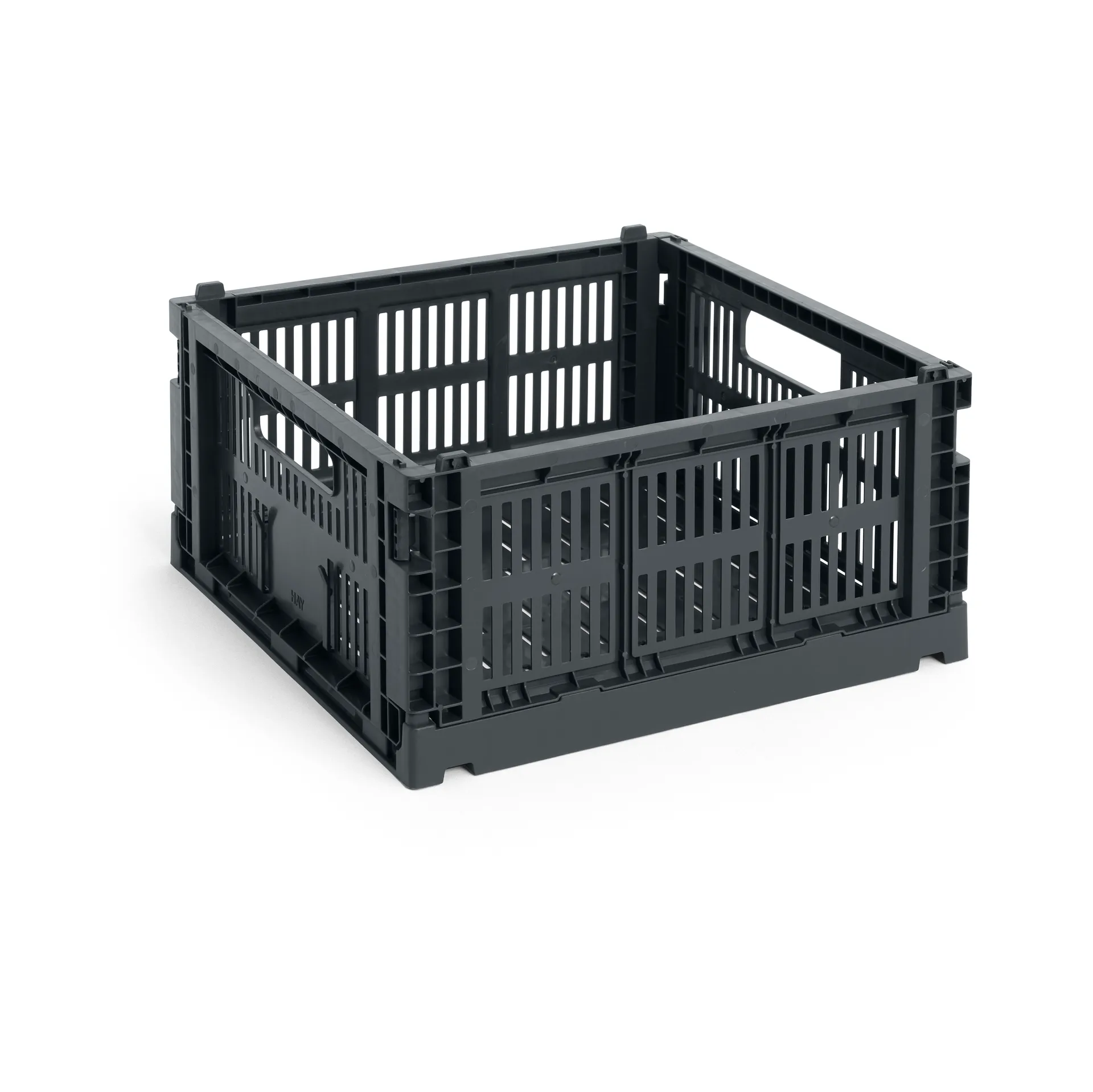 Colour Crate M Square 29.5x29.5 cm, Charcoal HAY