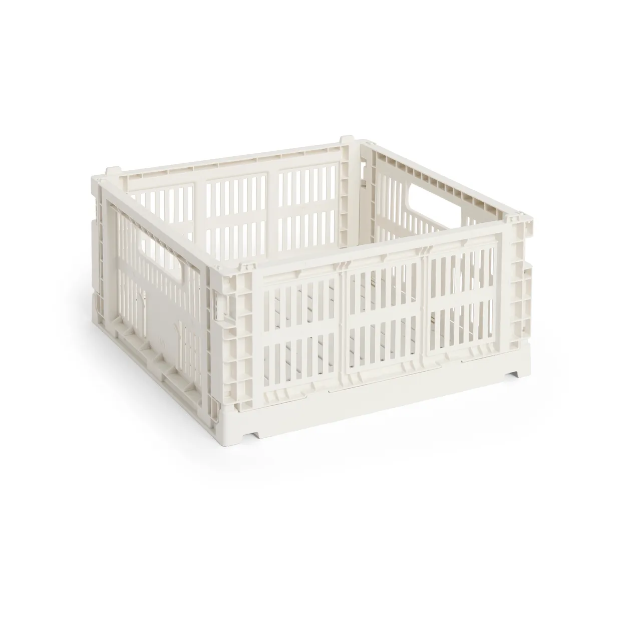 HAY Colour Crate M Square 29.5x29.5 cm Off white | Scandinavisch Interieur | Dozen & boxen | Wit