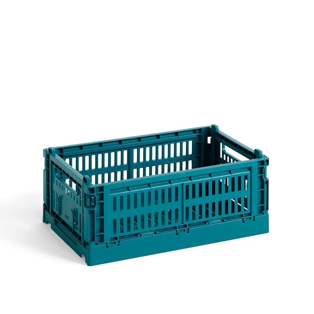 HAY Colour Crate S 17x26,5 cm Ocean green | Scandinavisch Interieur | Opbergmanden | Groen