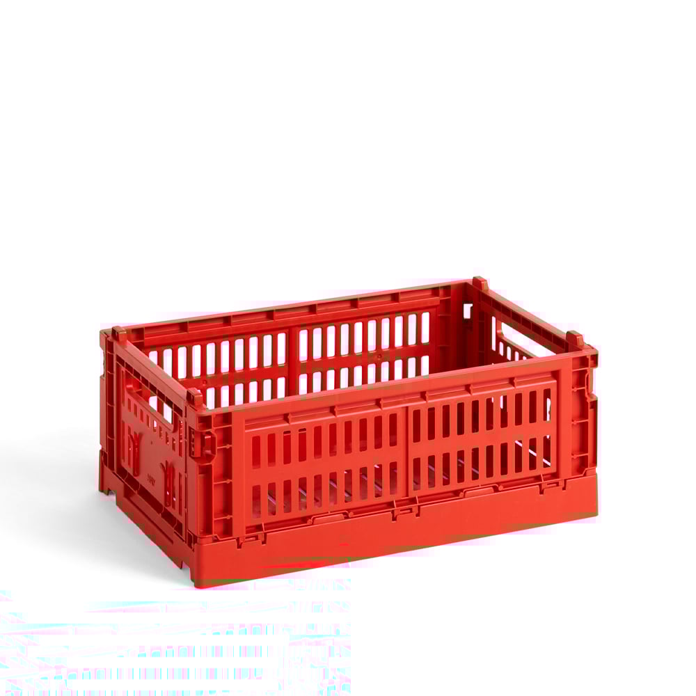 HAY Colour Crate S 17x26,5 cm Red | Scandinavisch Interieur | Opbergmanden | Rood