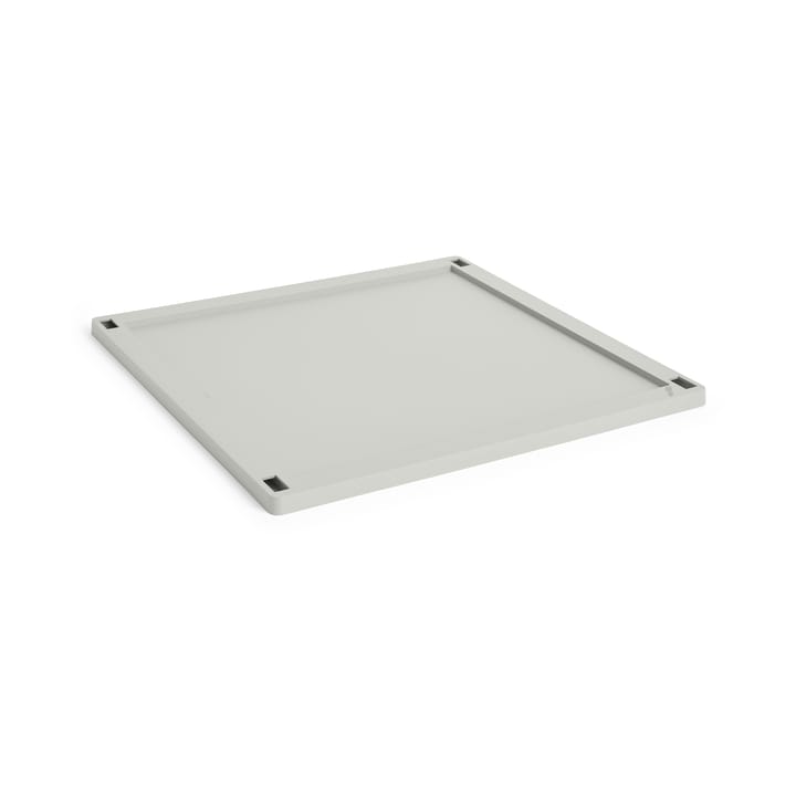 Colour Crate Square deksel plastic large - Grey - HAY