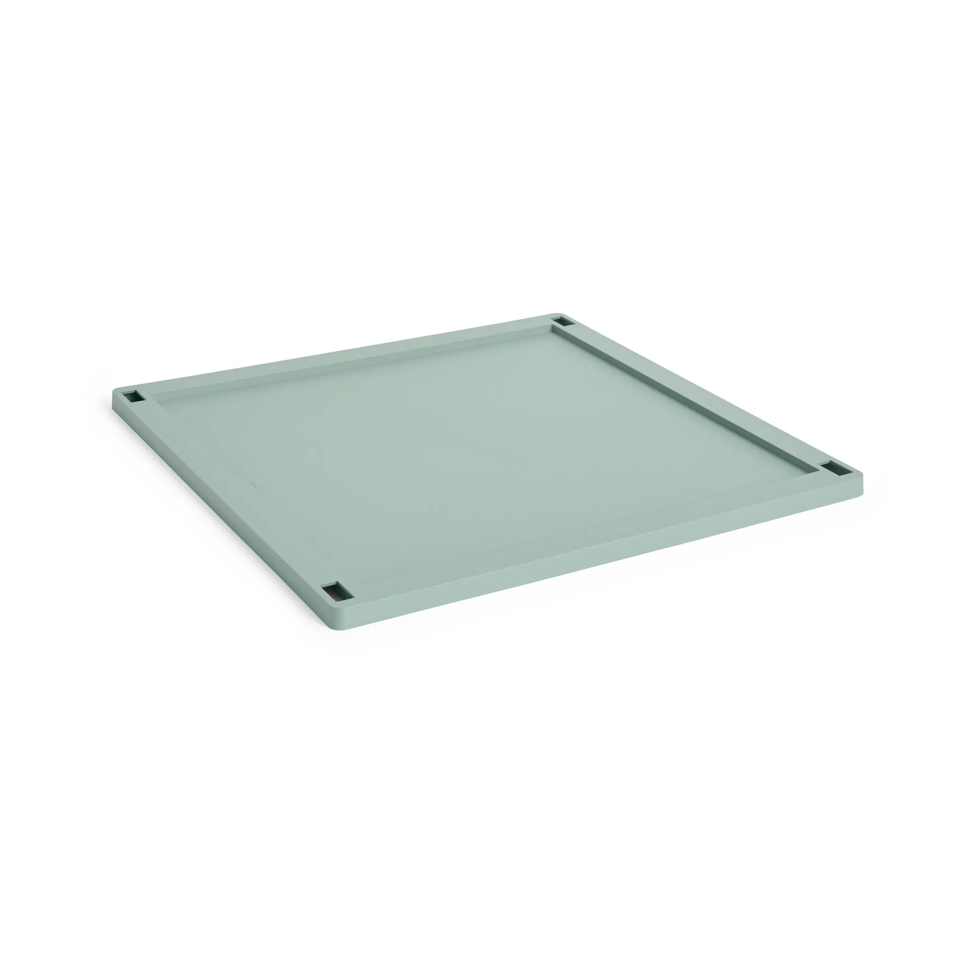 Colour Crate Square deksel plastic large, Sage green HAY
