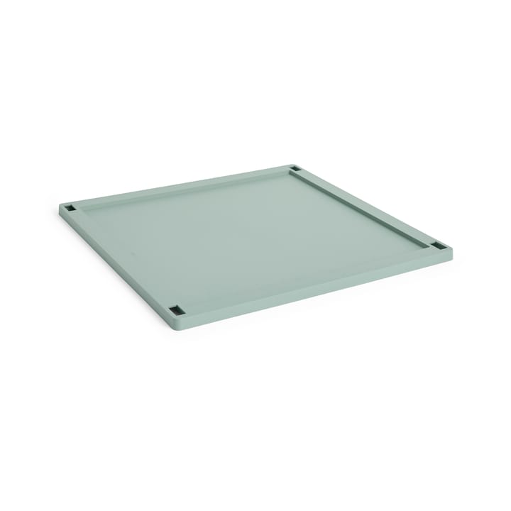 Colour Crate Square deksel plastic large - Sage green - HAY