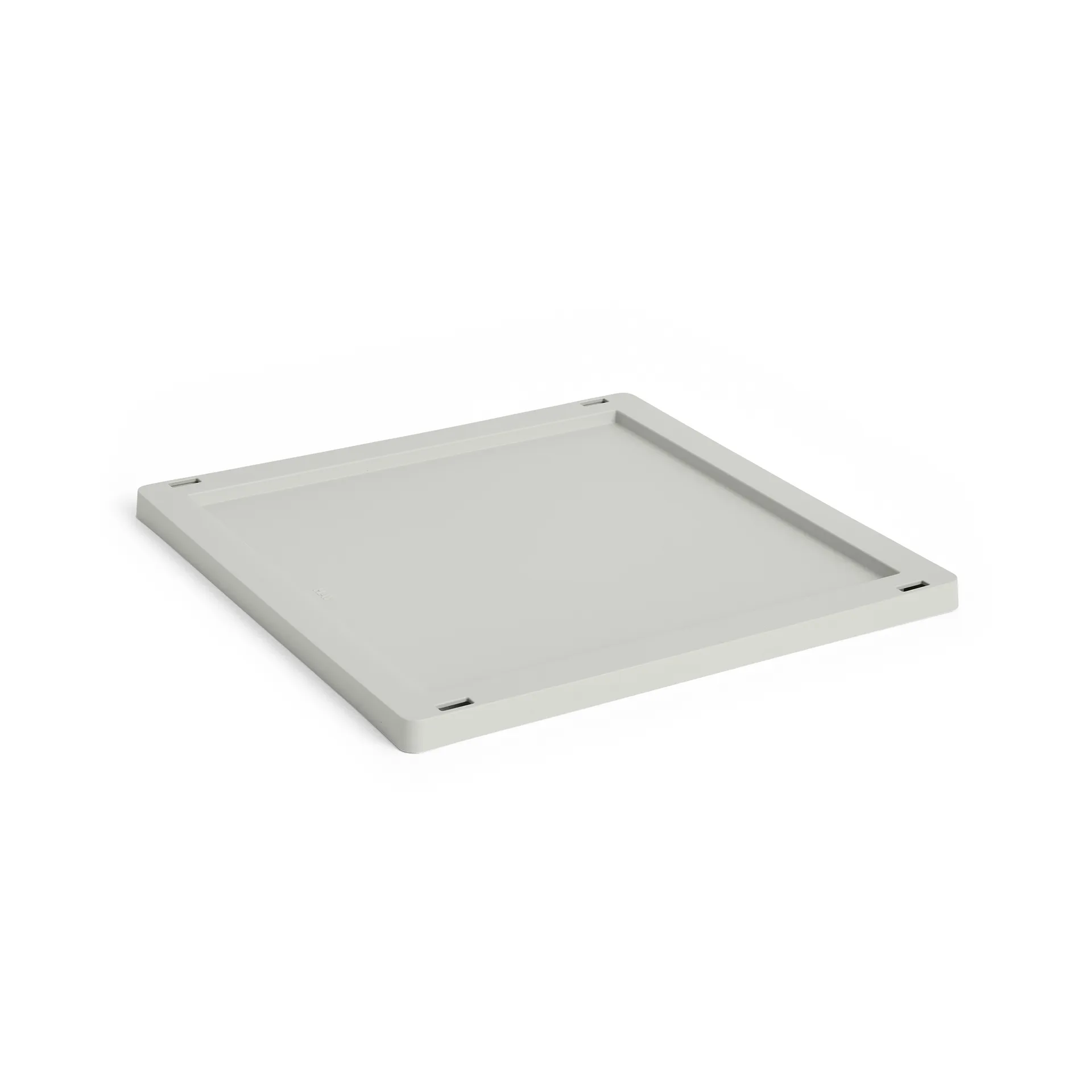 Colour Crate Square/Cube deksel plastic medium, Grey HAY