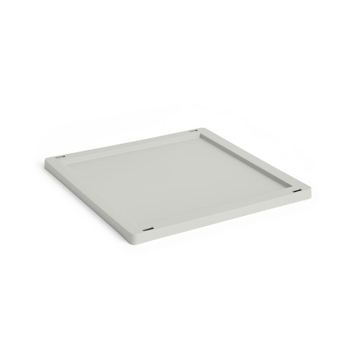 Colour Crate Square/Cube deksel plastic medium - Grey - HAY