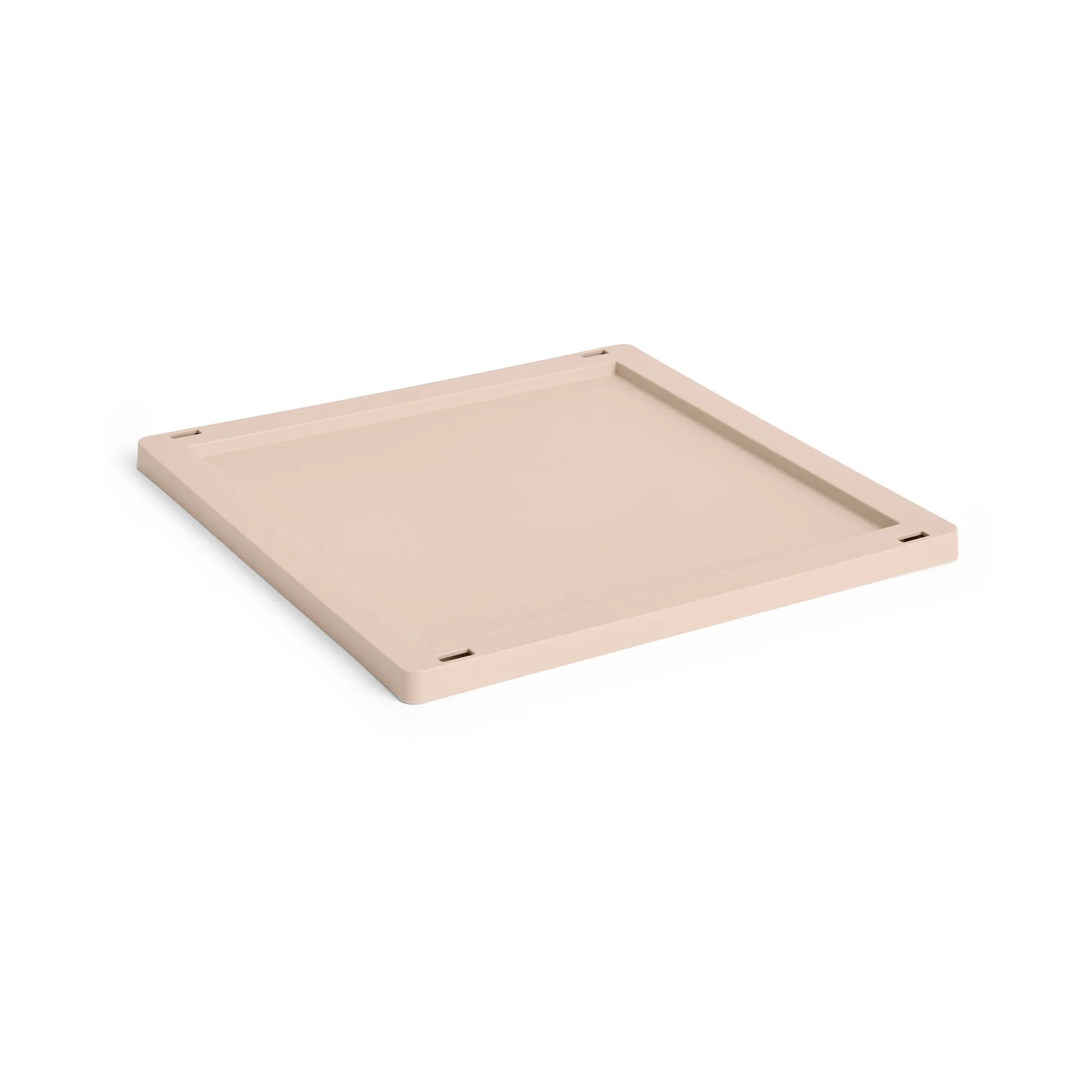 Colour Crate Square/Cube deksel plastic medium, Powder HAY