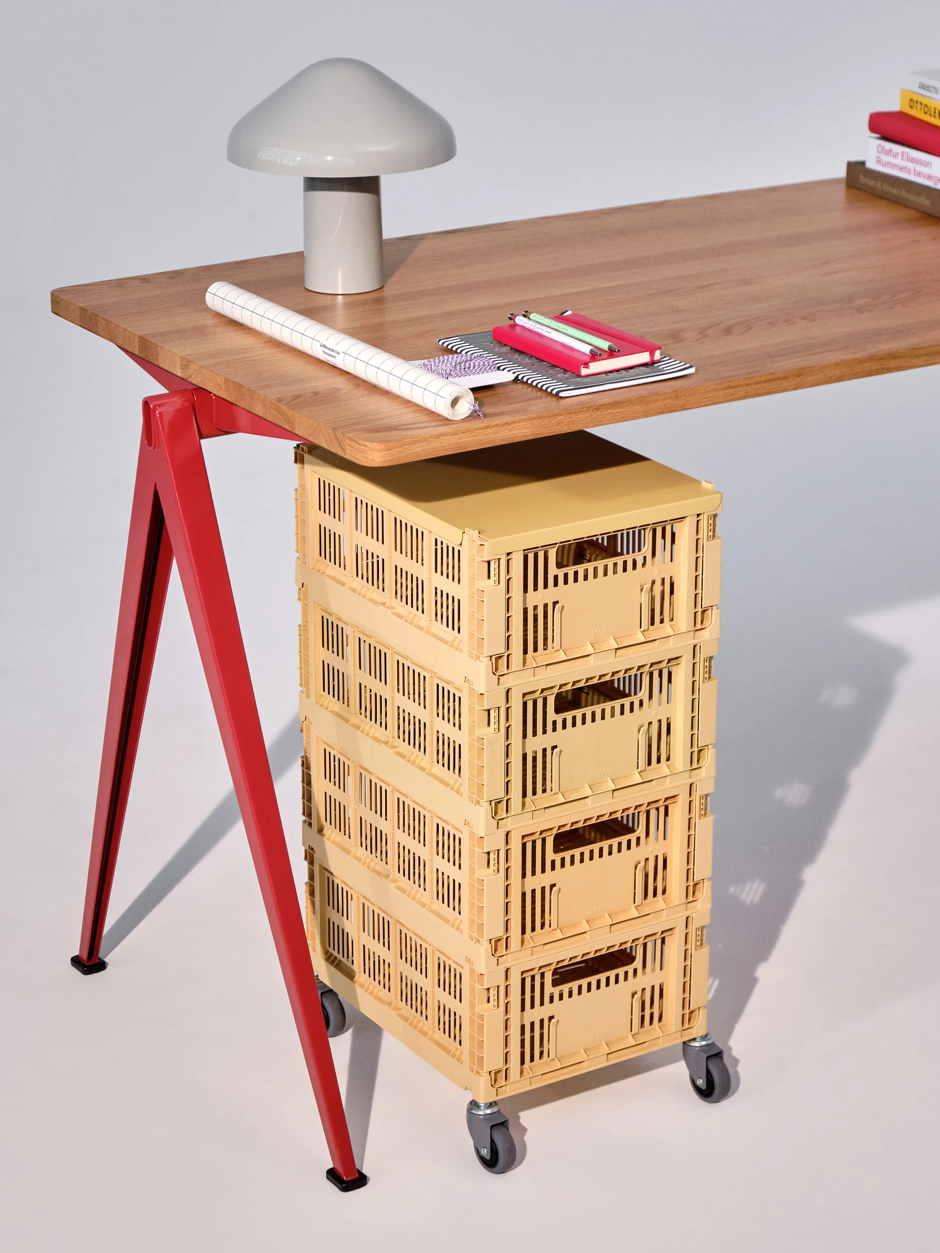 Colour Crate wielen 4-pack, Medium HAY