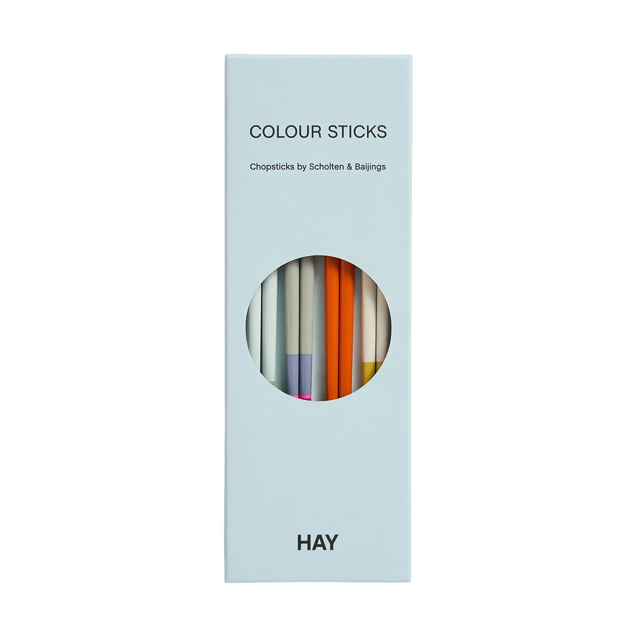 Colour eetstokjes 4-pack, Heldere kleuren HAY