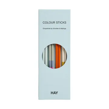 Colour eetstokjes 4-pack - Heldere kleuren - HAY