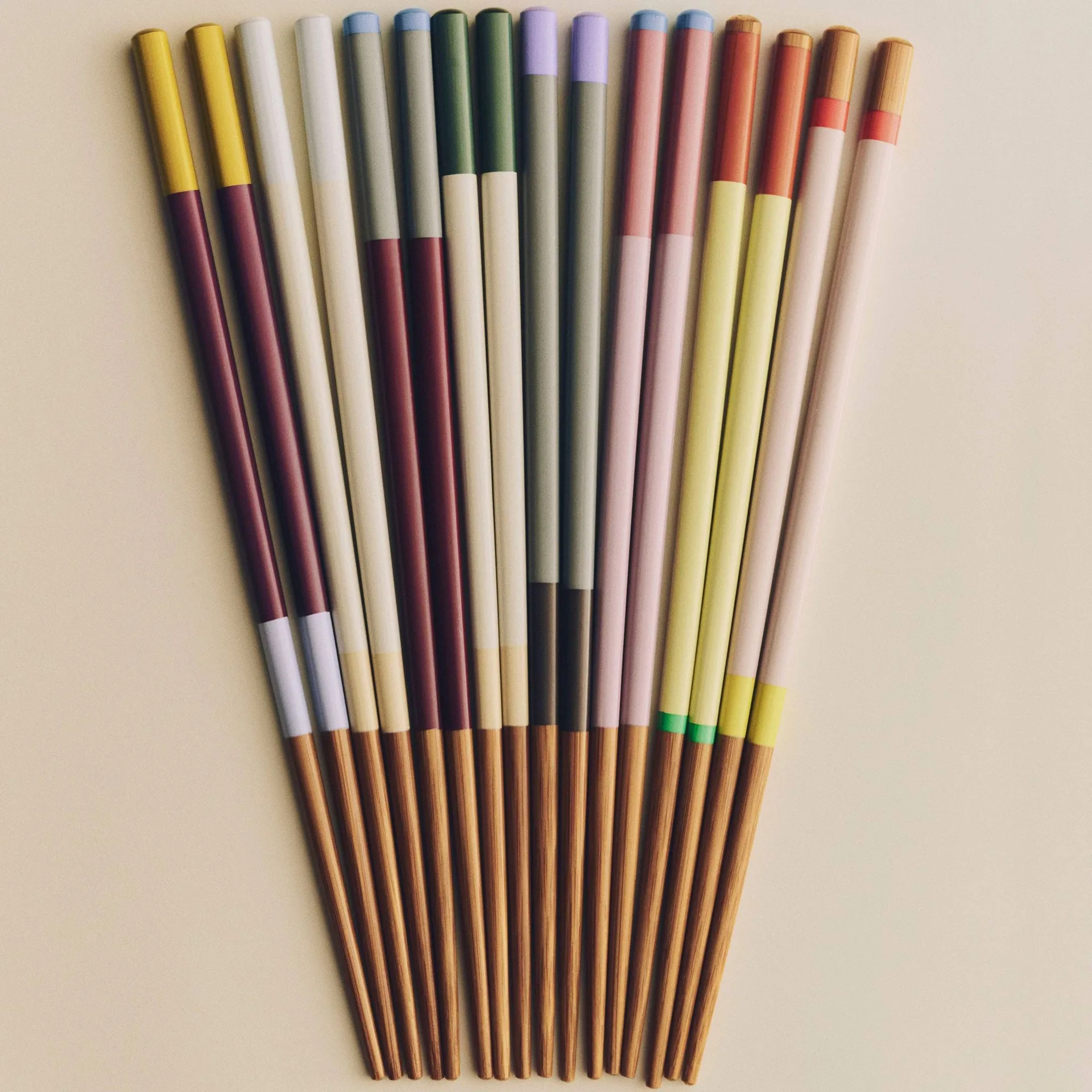 Colour eetstokjes 4-pack, Heldere kleuren HAY