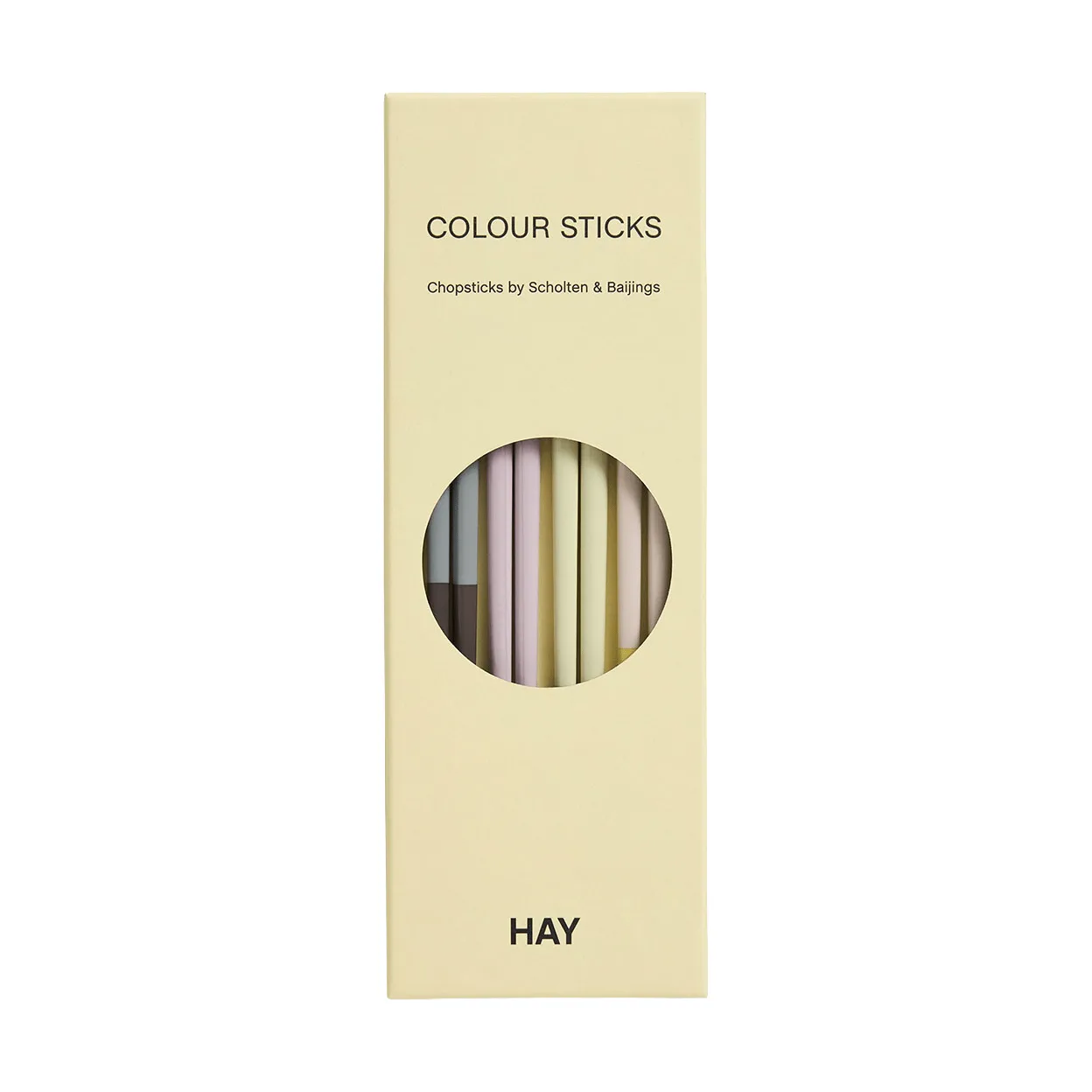 Colour eetstokjes 4-pack, Pastel HAY