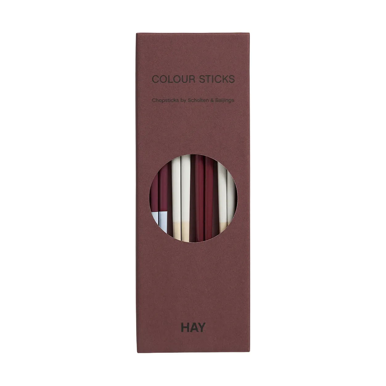 Colour eetstokjes 4-pack, Subtiel HAY