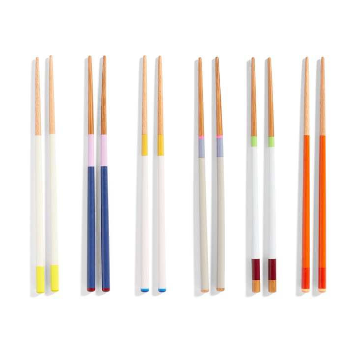 Colour eetstokjes 6-pack, Multi HAY