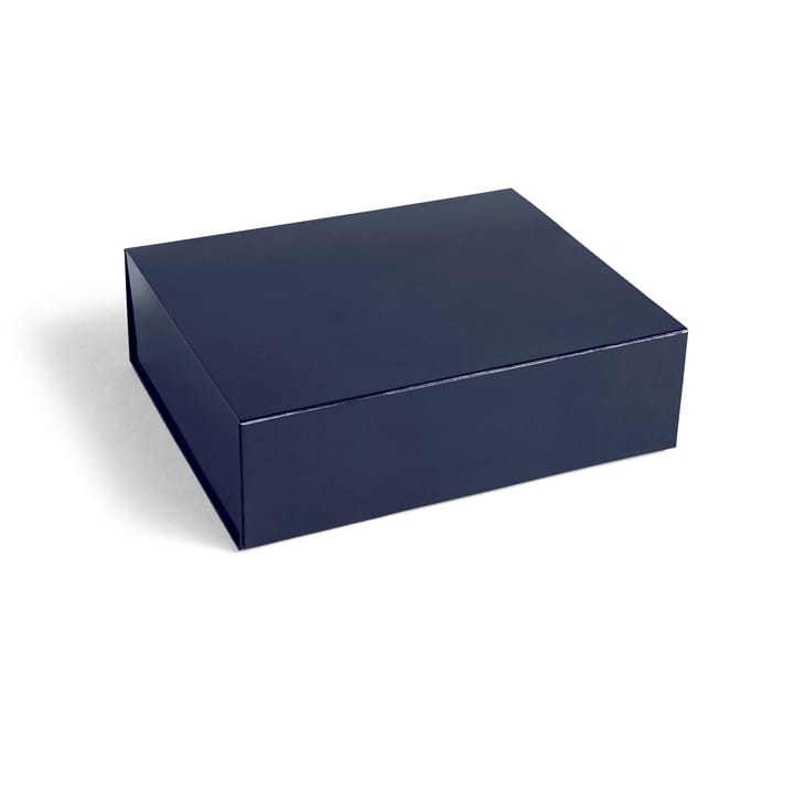 Colour Storage L doos met deksel 34,5x41,5 cm - Midnight blue - HAY
