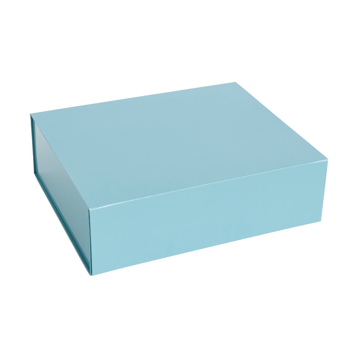 HAY Colour Storage L doos met deksel 34,5x41,5 cm Ocean blue