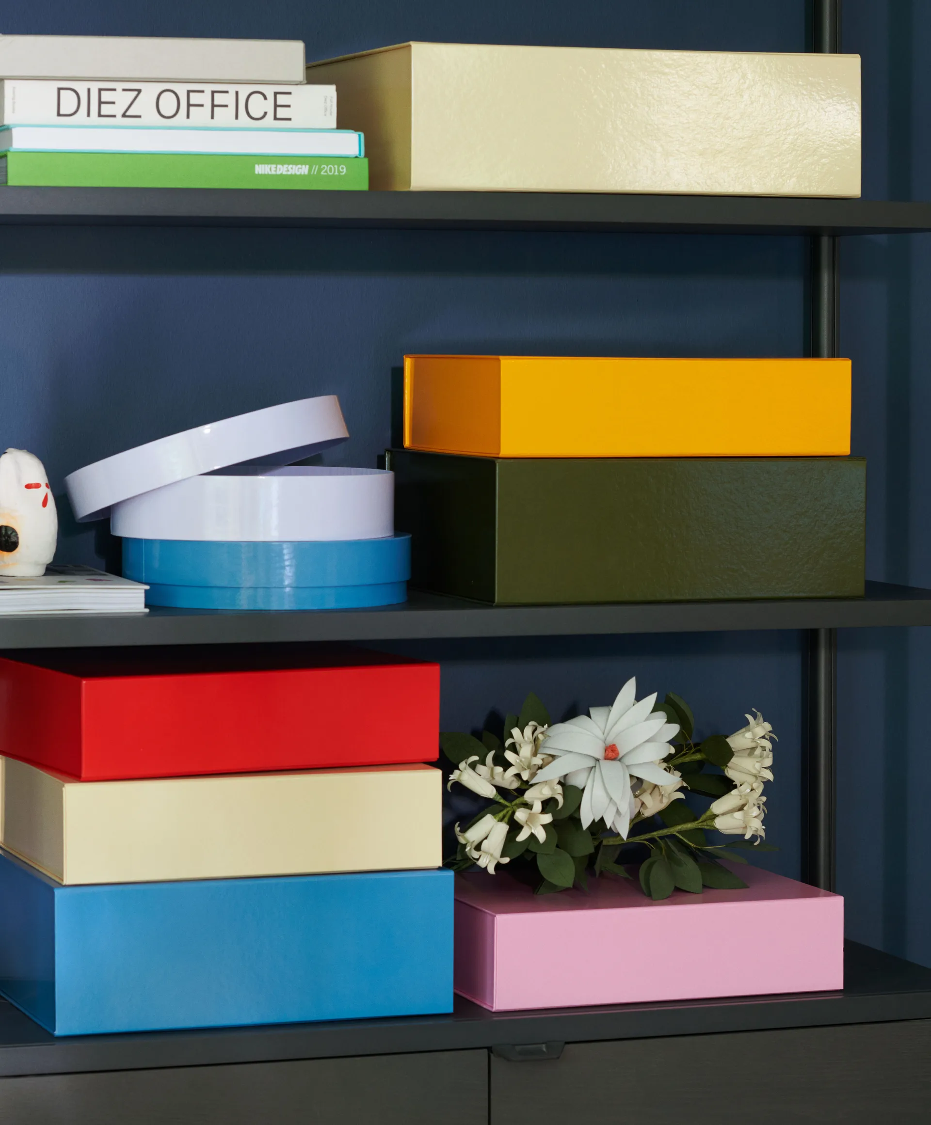 Colour Storage L doos met deksel 34,5x41,5 cm, Vanilla HAY