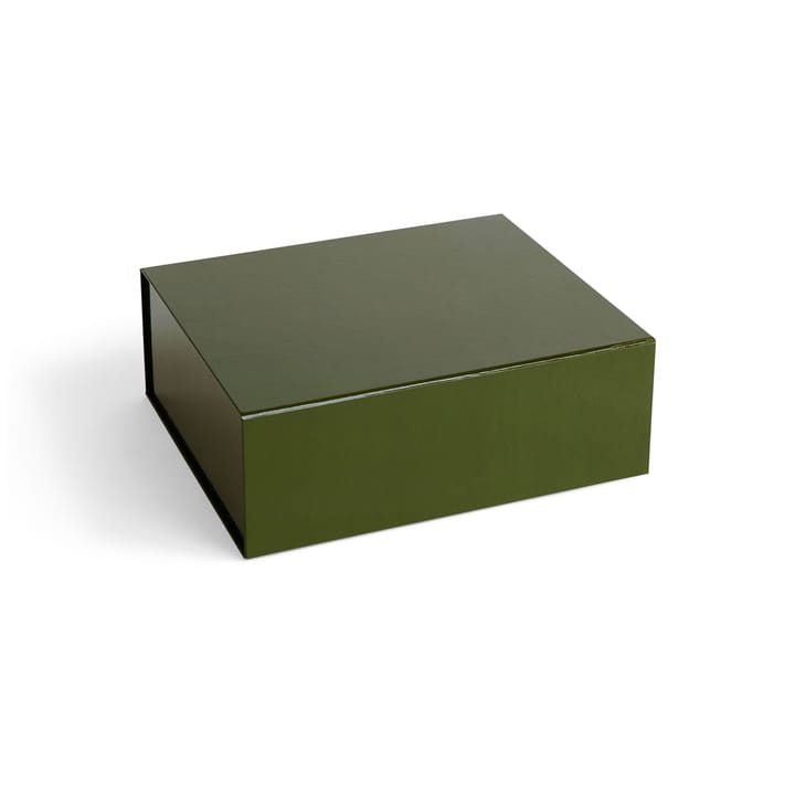 Colour Storage M doos met deksel 29,5x35 cm - Olive - HAY