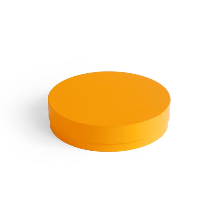 Colour Storage Round doos met deksel Ø24 cm - Egg yolk - HAY