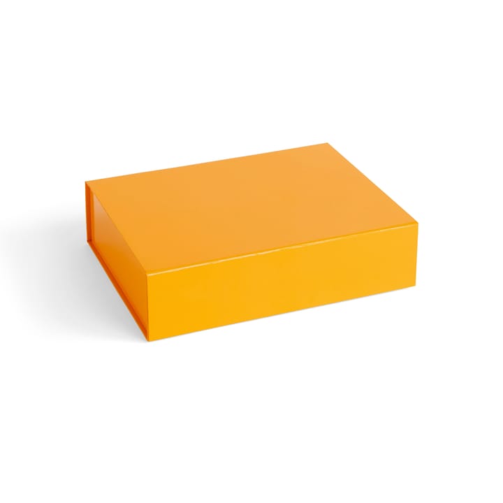 Colour Storage S doos met deksel 25,5x33 cm - Egg yolk - HAY