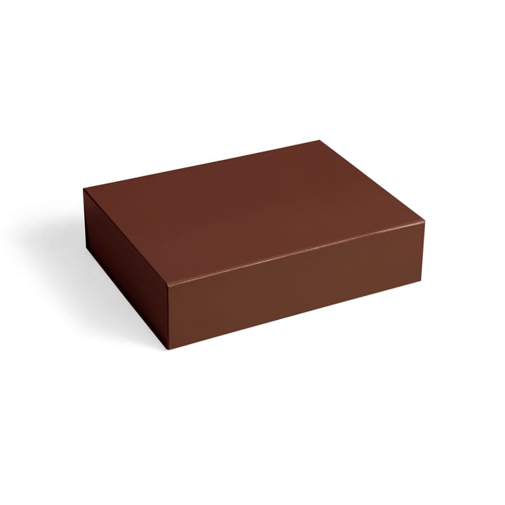 Colour Storage S doos met deksel 25,5x33 cm - Milk chocolate - HAY