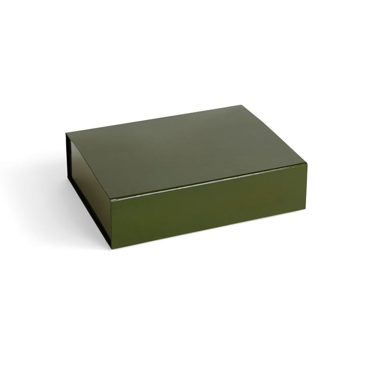 Colour Storage S doos met deksel 25,5x33 cm - Olive - HAY