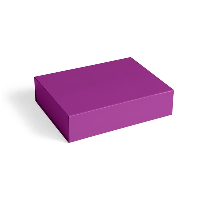 Colour Storage S doos met deksel 25,5x33 cm - Vibrant purple - HAY