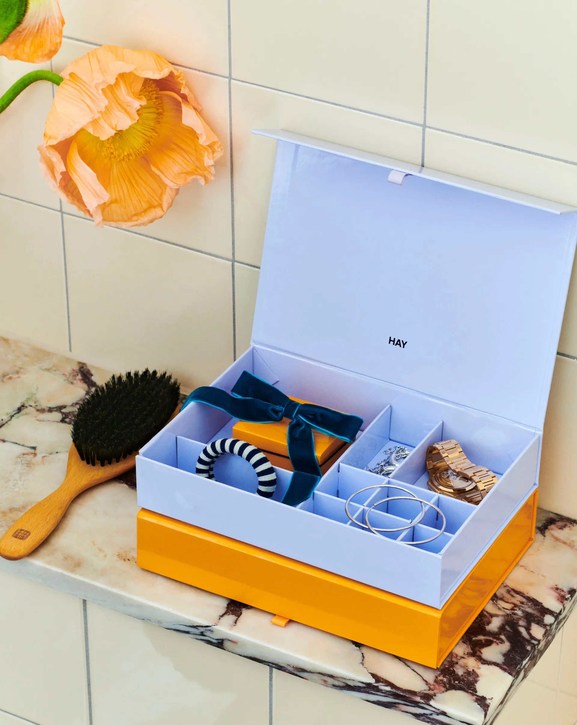 Colour Storage sieradendoos 23,2x16,1 cm, Egg yolk HAY