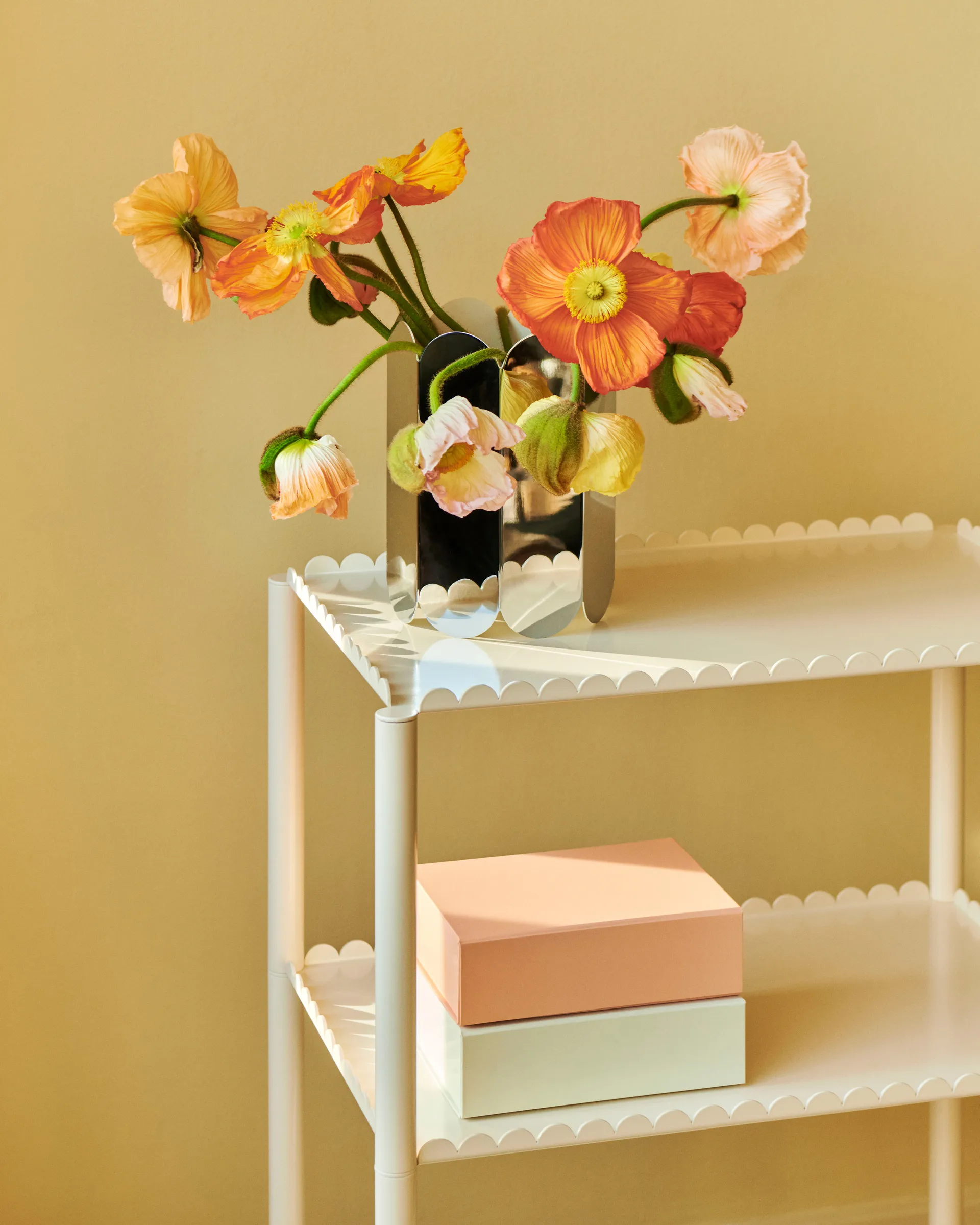 Colour Storage XS doos met deksel 16,5x22,5 cm, Chalk white HAY